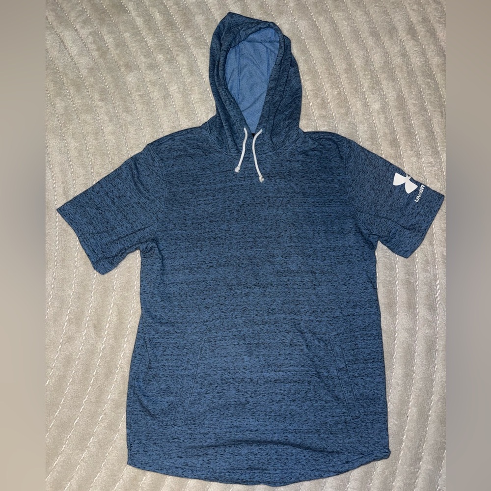 Under Armour Men's Heathered Blue Hoodie